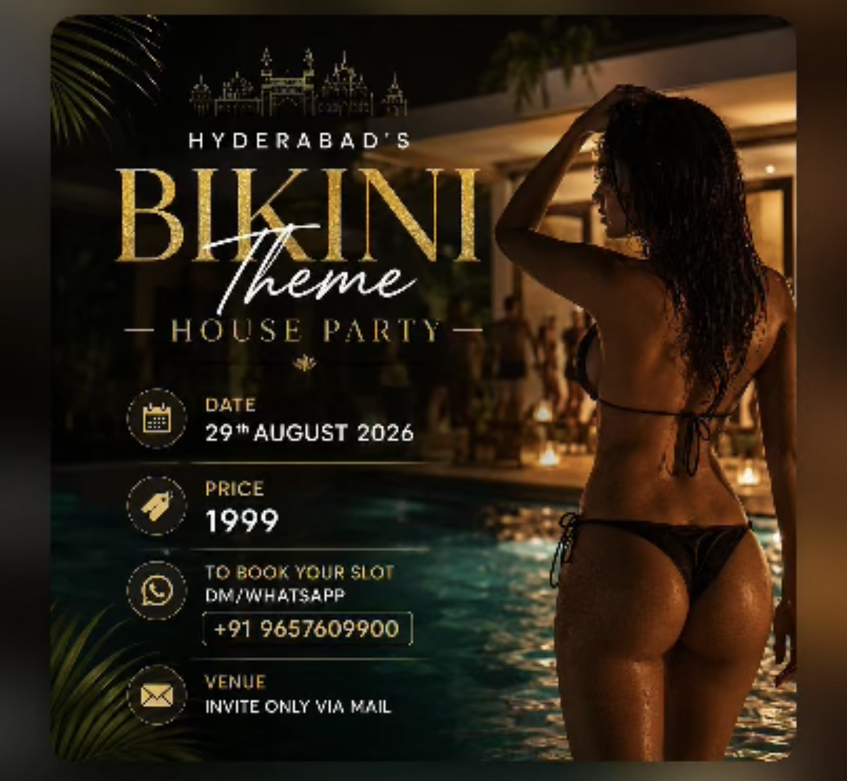 Hyderabad.House.Party ( BIKINI THEME )